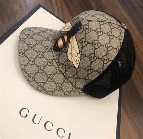 gucci bee hat and scarf|Hats .